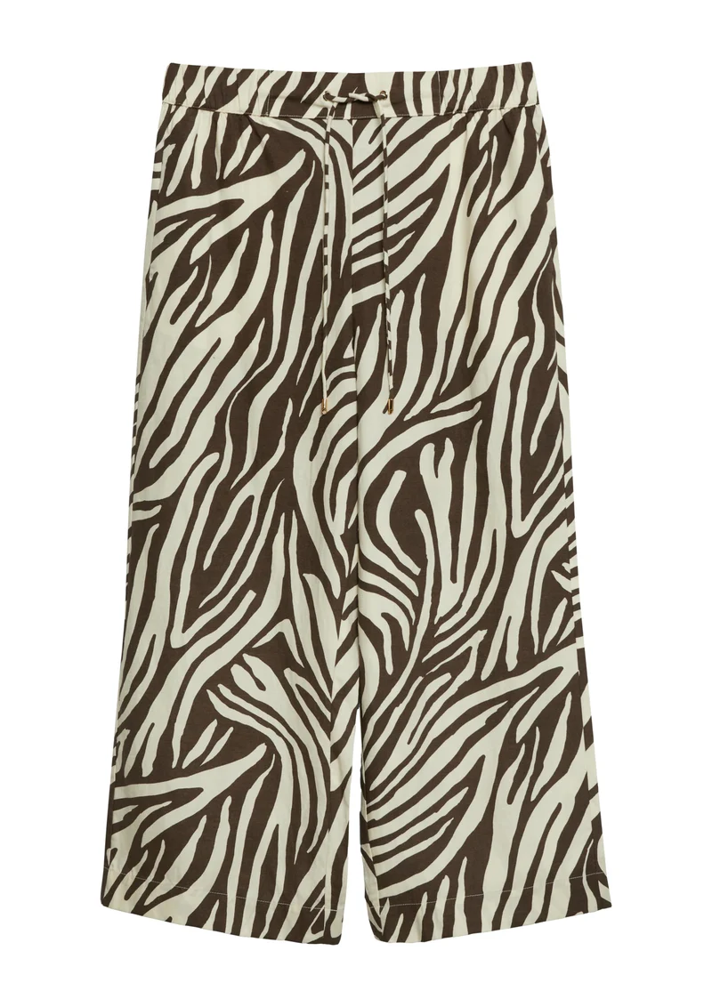 Culotte mit weitem Bein