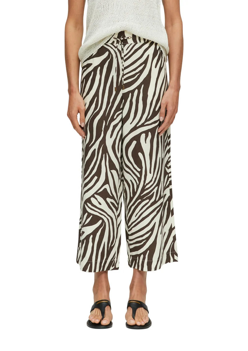 Culotte mit weitem Bein