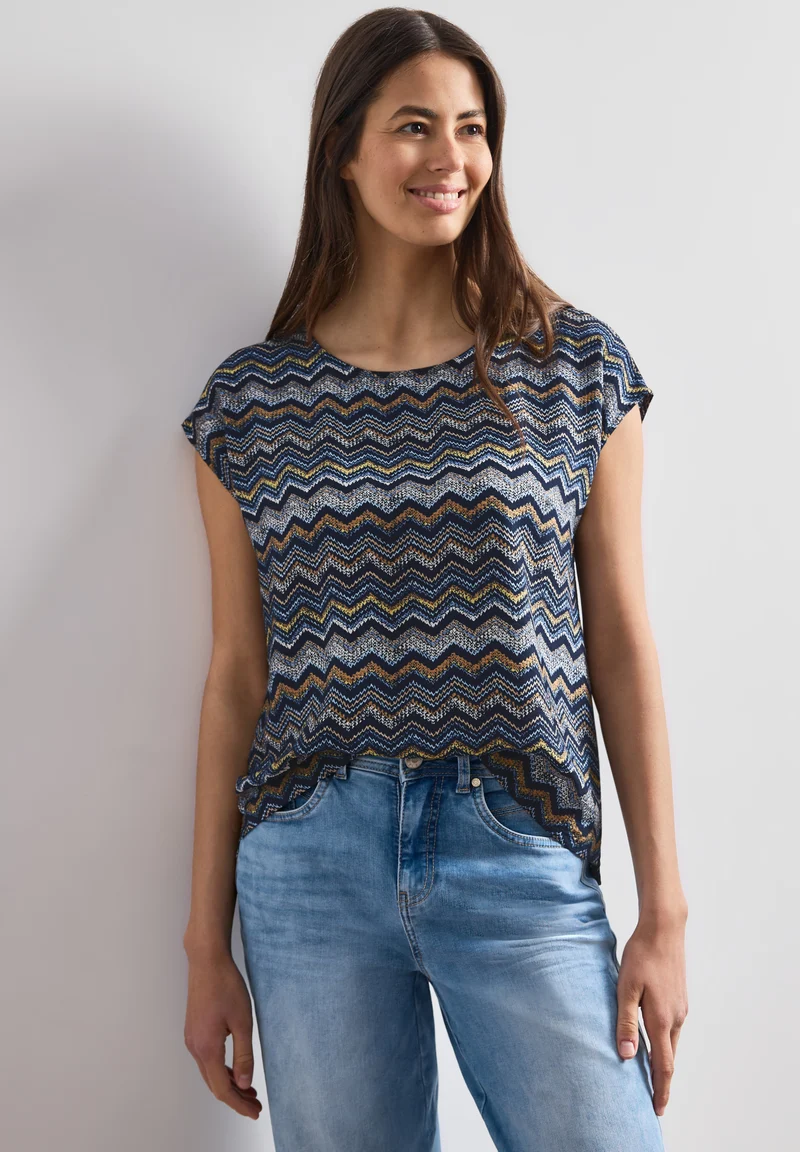 Dropped Shoulder Blusenshirt