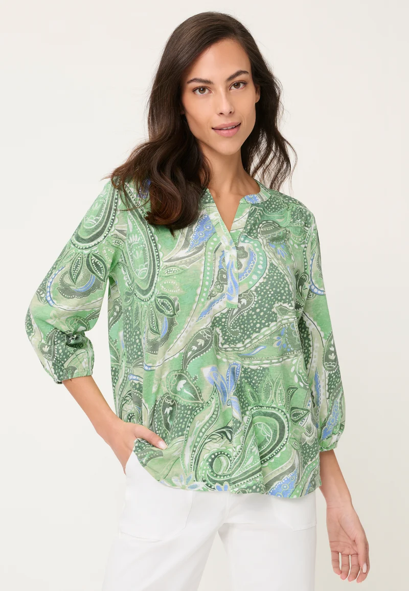 Bluse mit 3/4-Ärmel