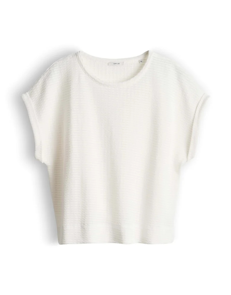 SISHELL Jerseyshirt in Wabenstrickmuster