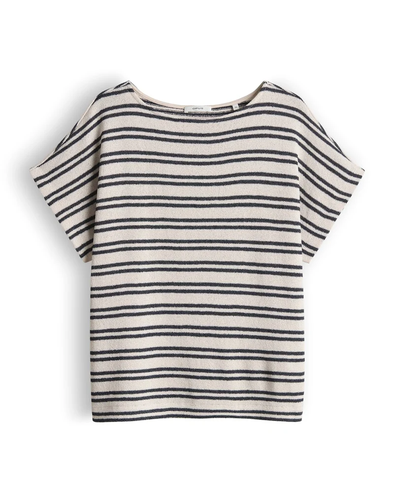 SOSTAL Jerseyshirt in Strickoptik