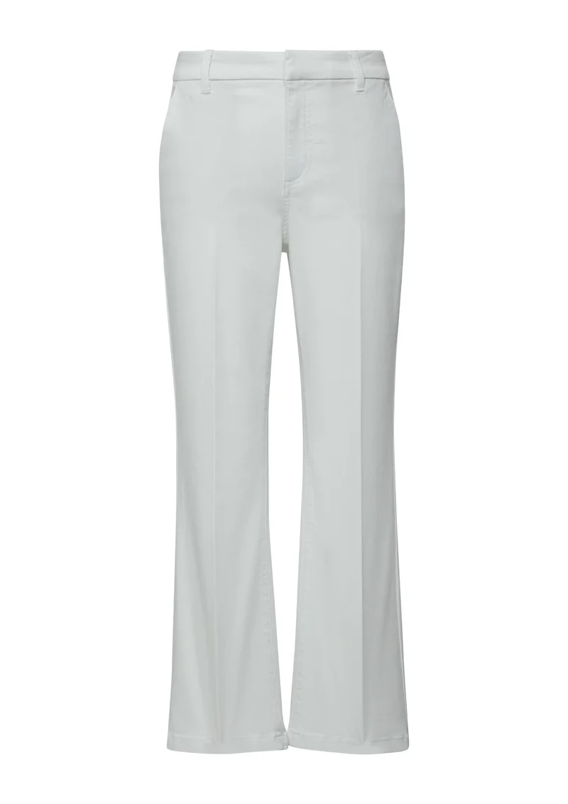 Crop-Jeans mit Flared Leg
