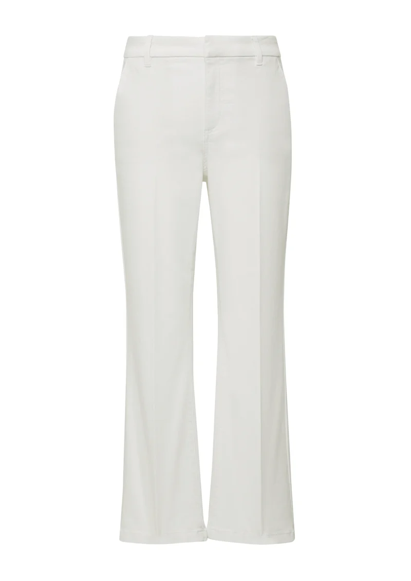Crop-Jeans mit Flared Leg