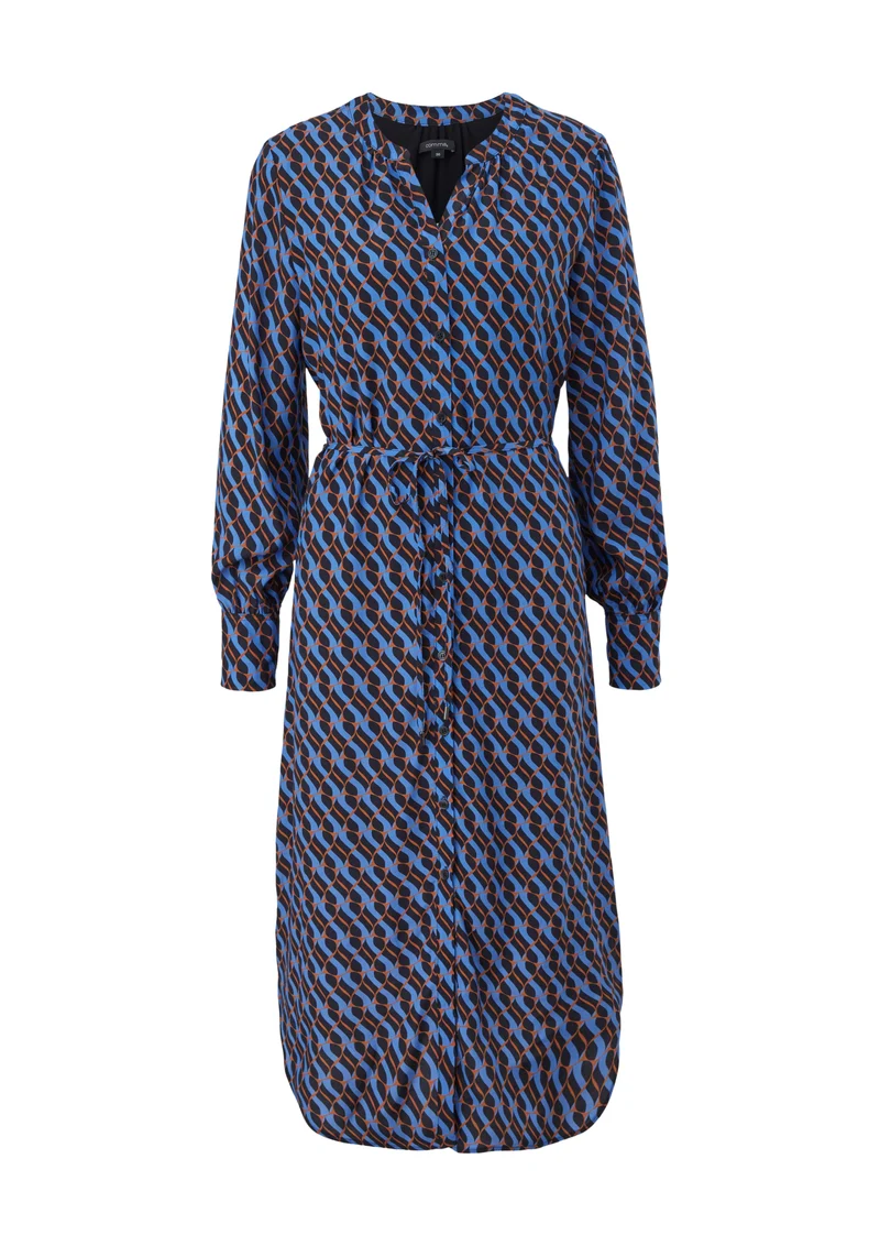Blusenkleid mit Allovermuster