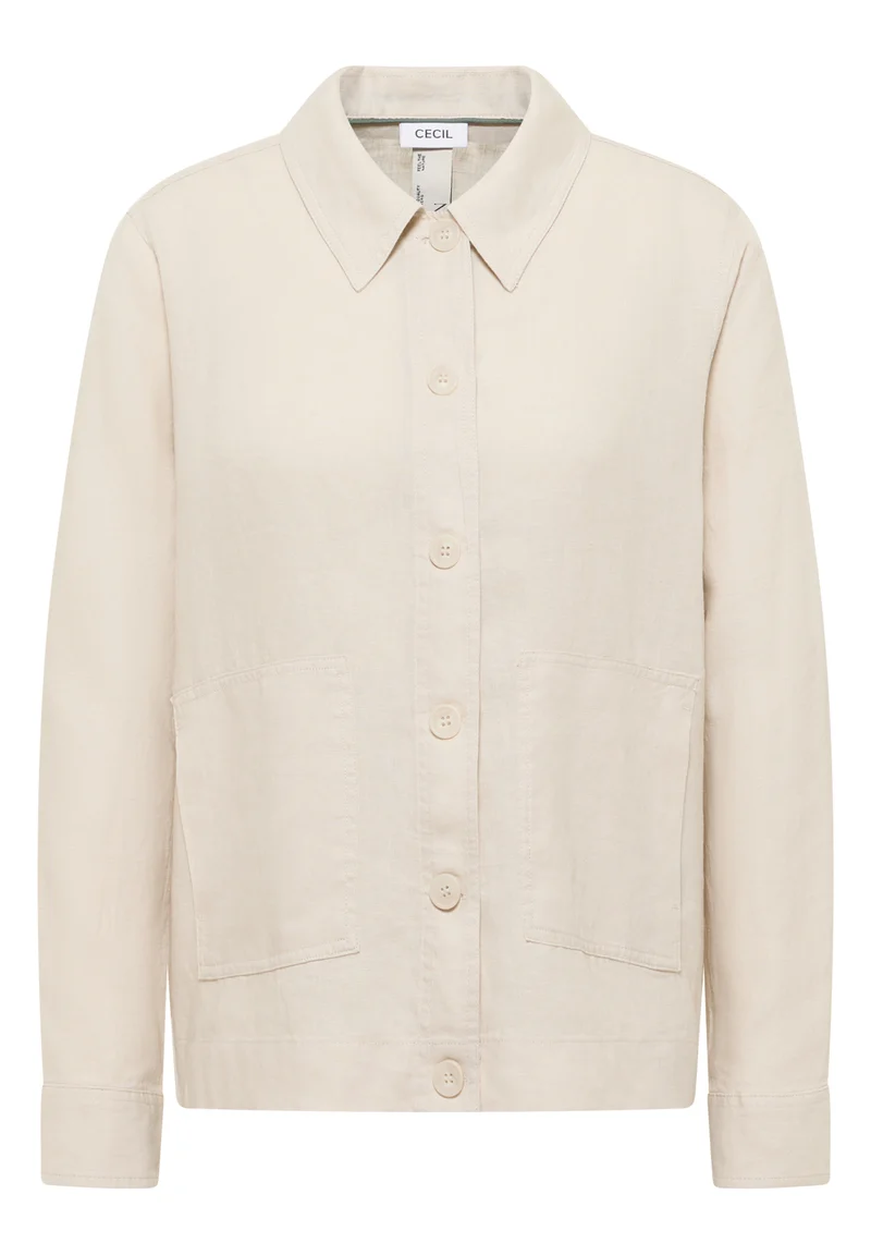 Langarm Bluse mit Hemdkragen