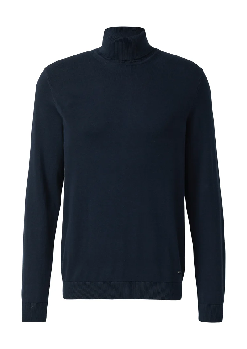 Rollkragenpullover aus reiner Baumwolle