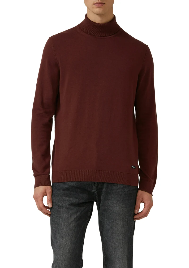 Rollkragenpullover aus reiner Baumwolle