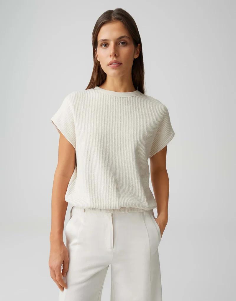 GINTE Sweatshirt im Rippstrick
