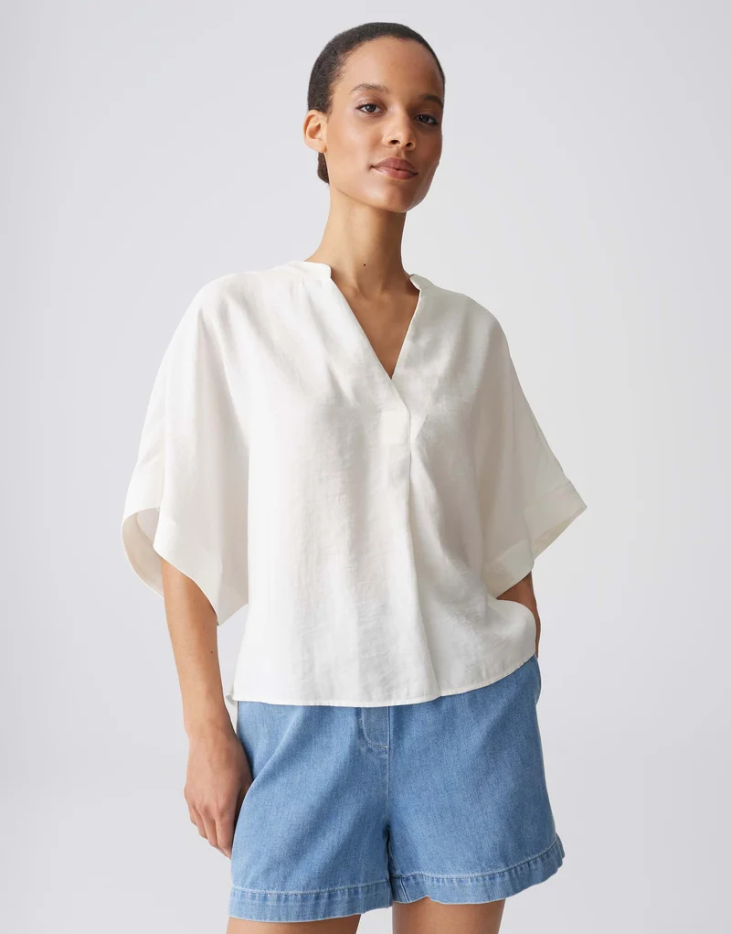 FENELLA Oversized Cape Bluse