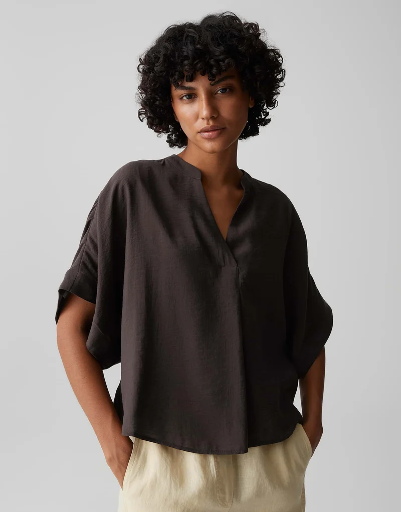 FENELLA Oversized Cape Bluse