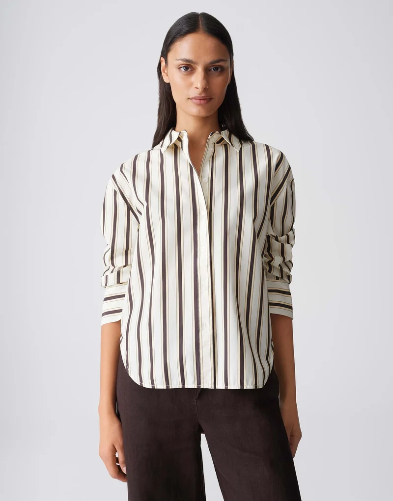 FLANKO RESORT Hemdbluse im Streifendesign