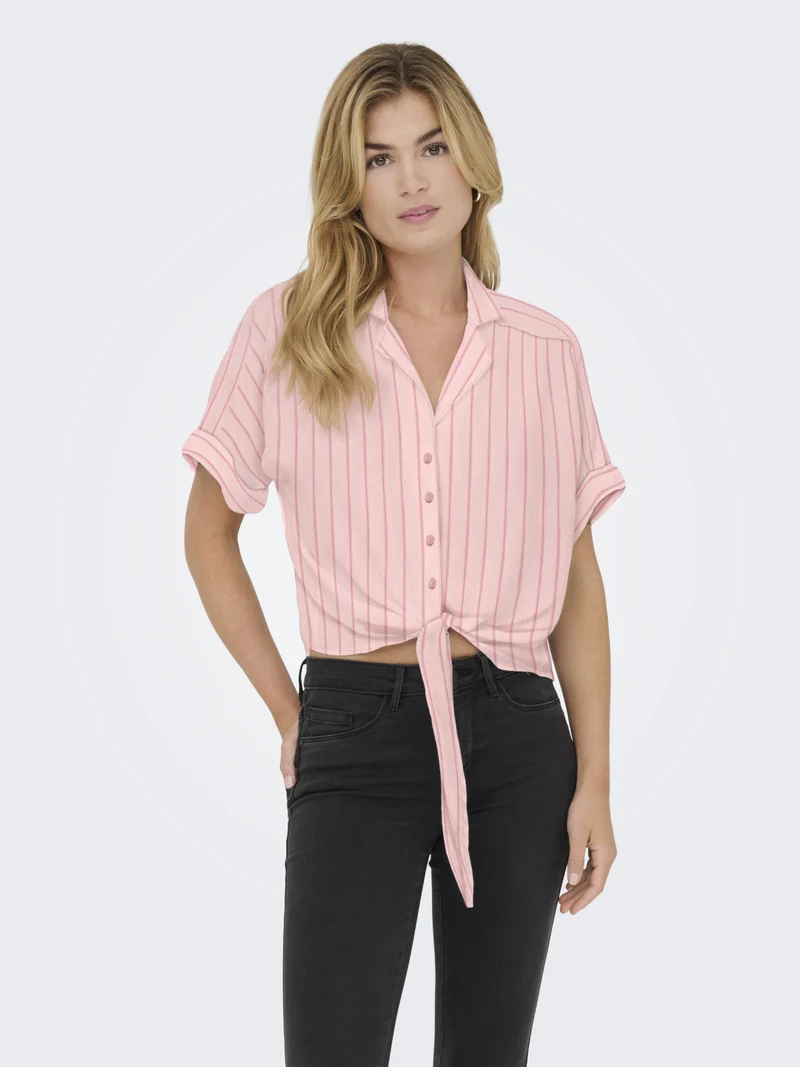 Bluse mit Knoten-Detail