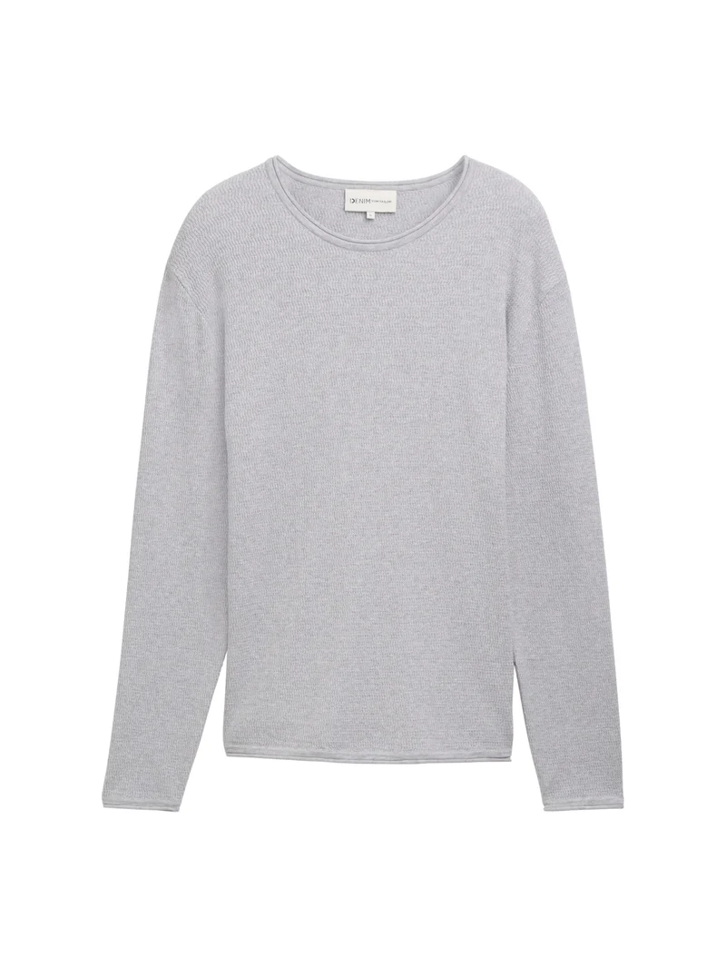 Strukturierter Pullover