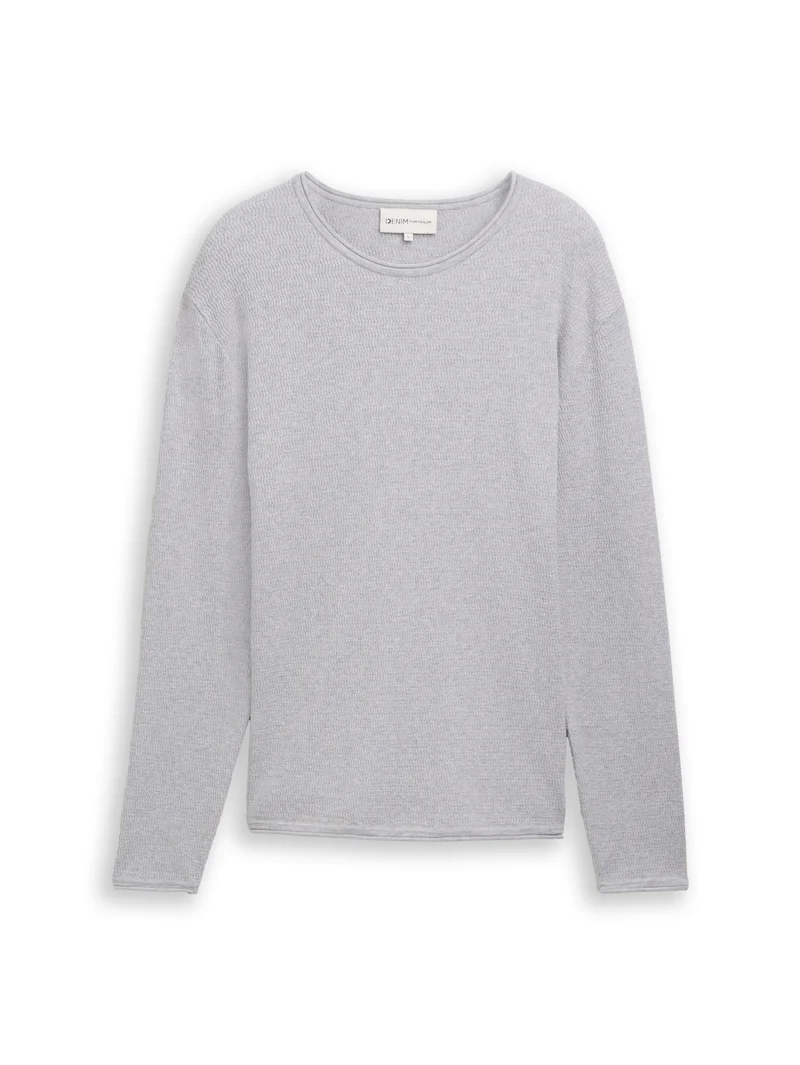 Strukturierter Pullover