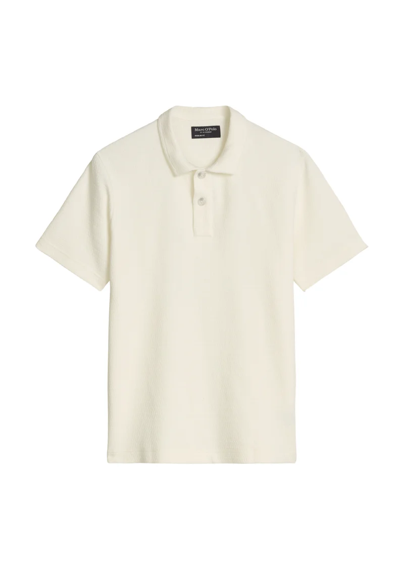 Poloshirt mit feiner Struktur