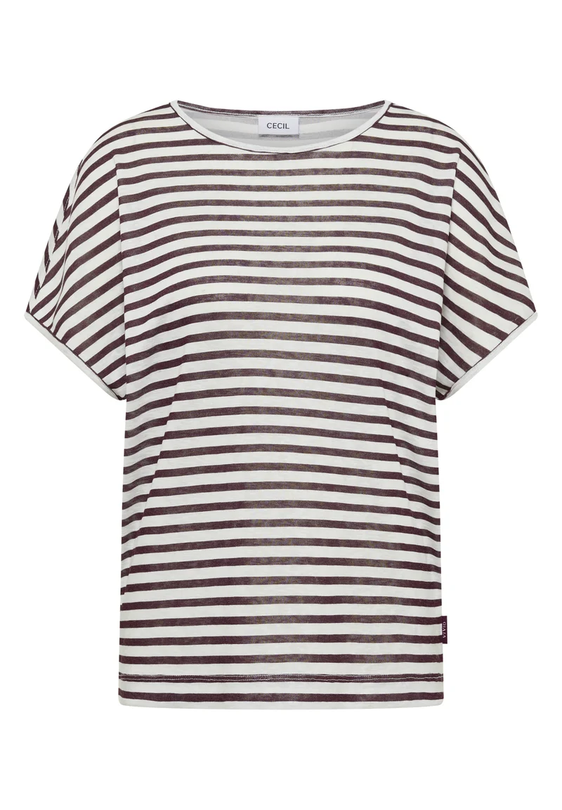 T-Shirt mit Boatneck