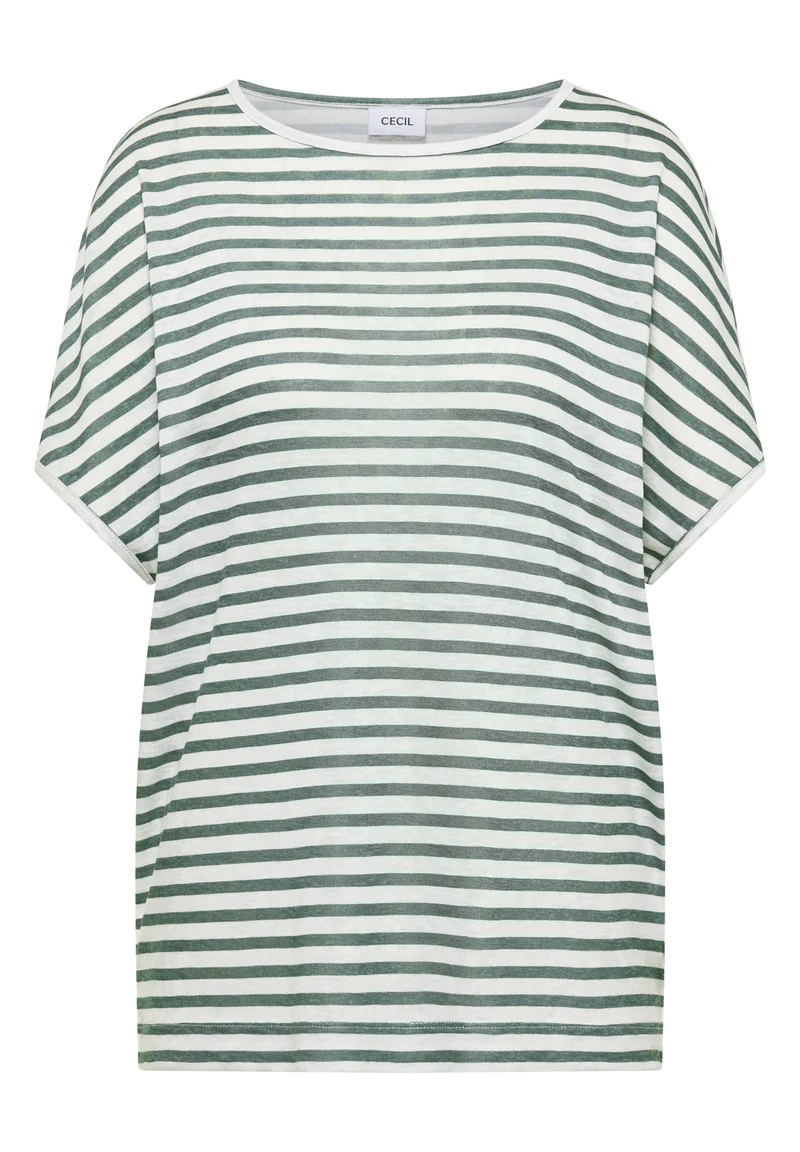 T-Shirt mit Boatneck
