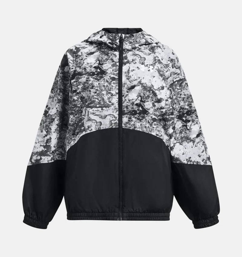 WOVEN FZ JACKET-BLK
