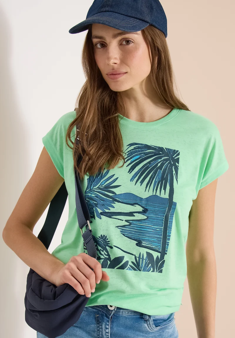 T-Shirt mit Frontprint