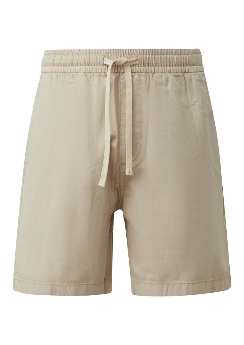 Joggershorts aus Leinenmix