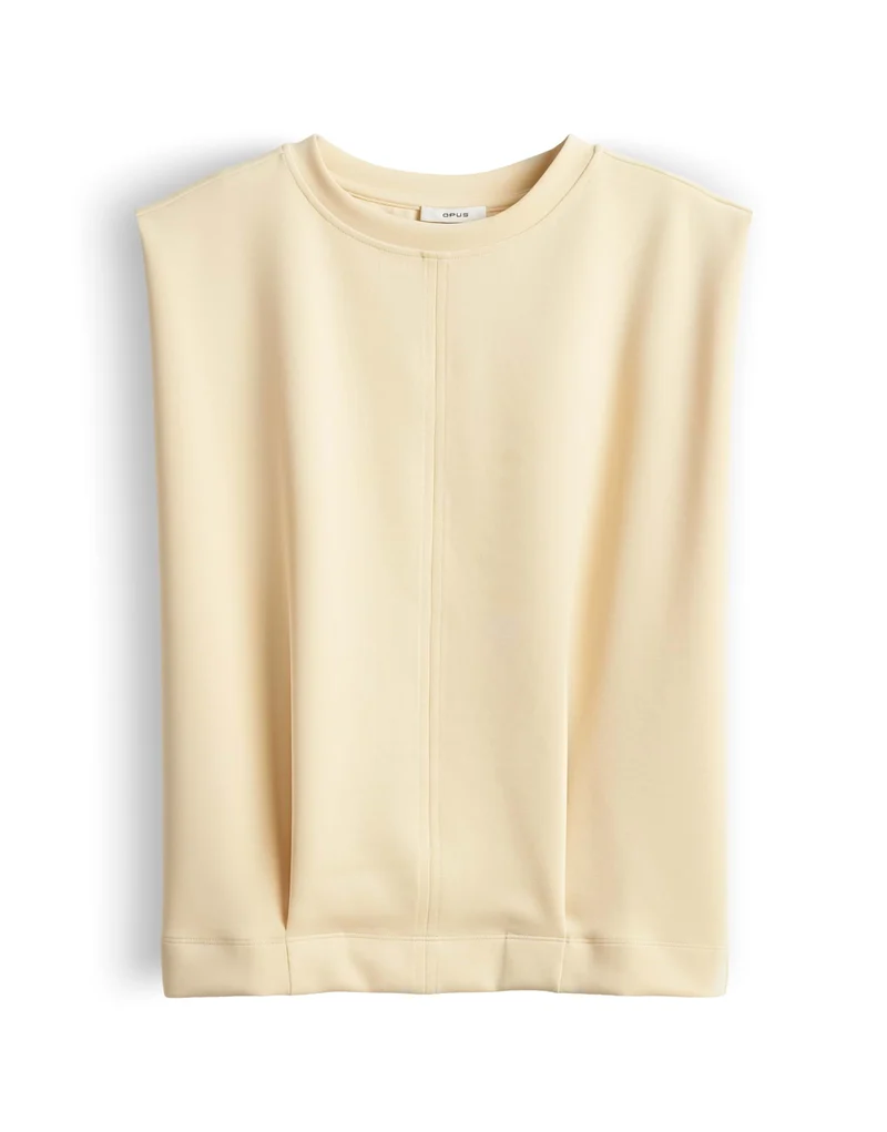 GOASIS Sweattop mit Faltendetail