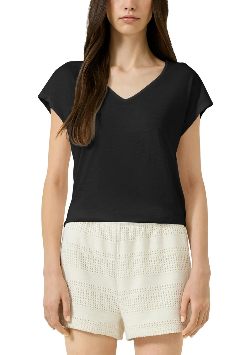 T-Shirt mit Spitzendetail