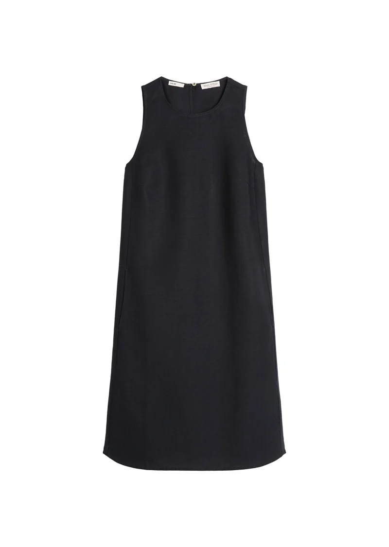 Leinen-Etuikleid Shaped Fit