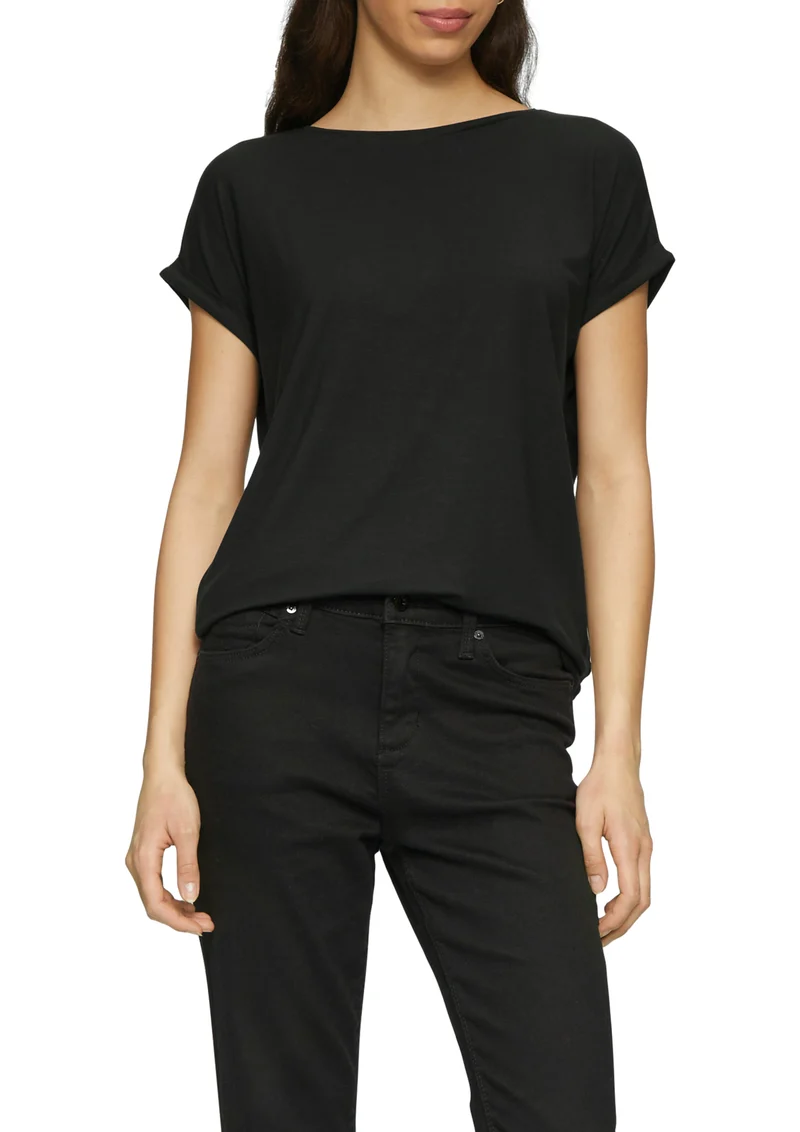 Loose Fit-Shirt im Lyocellmix