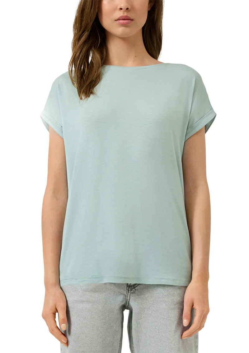 Loose Fit-Shirt im Lyocellmix