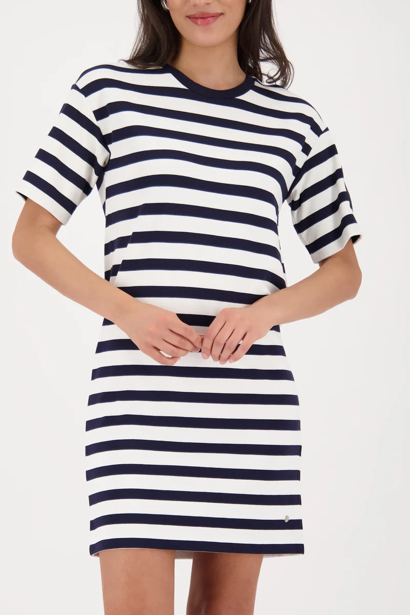 Sweatkleid mit Streifen