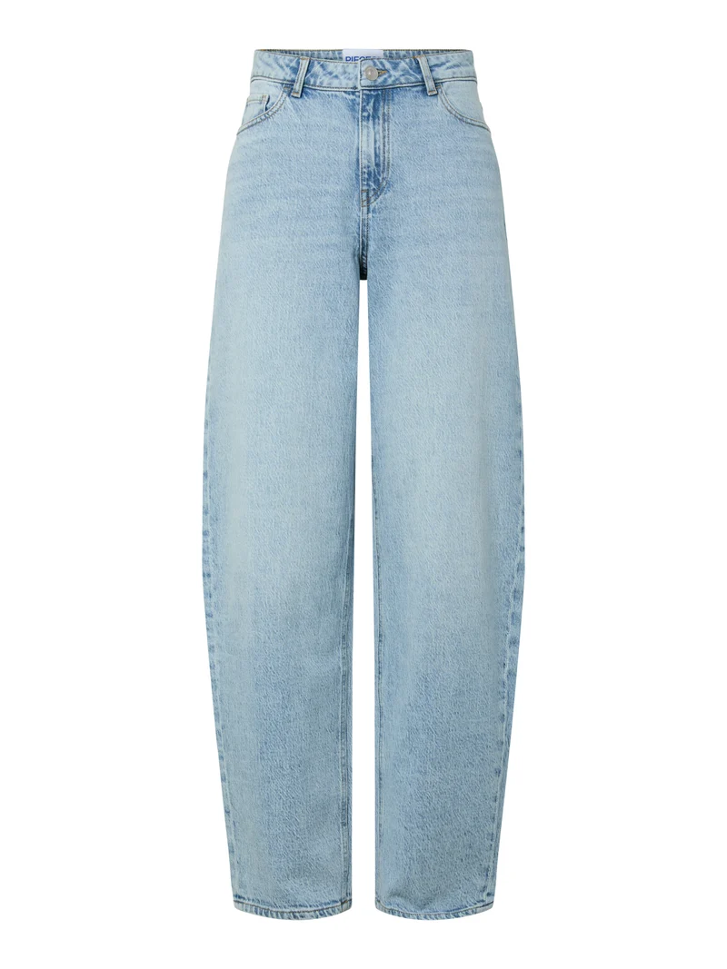 PCGRACE MW Barrel Jeans