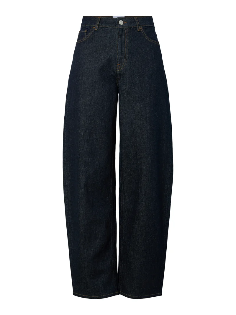 PCGRACE MW Barrel Jeans