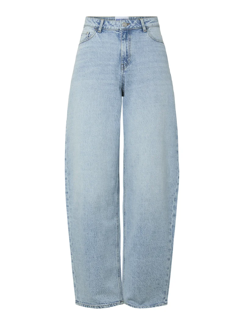 PCGRACE MW Barrel Jeans