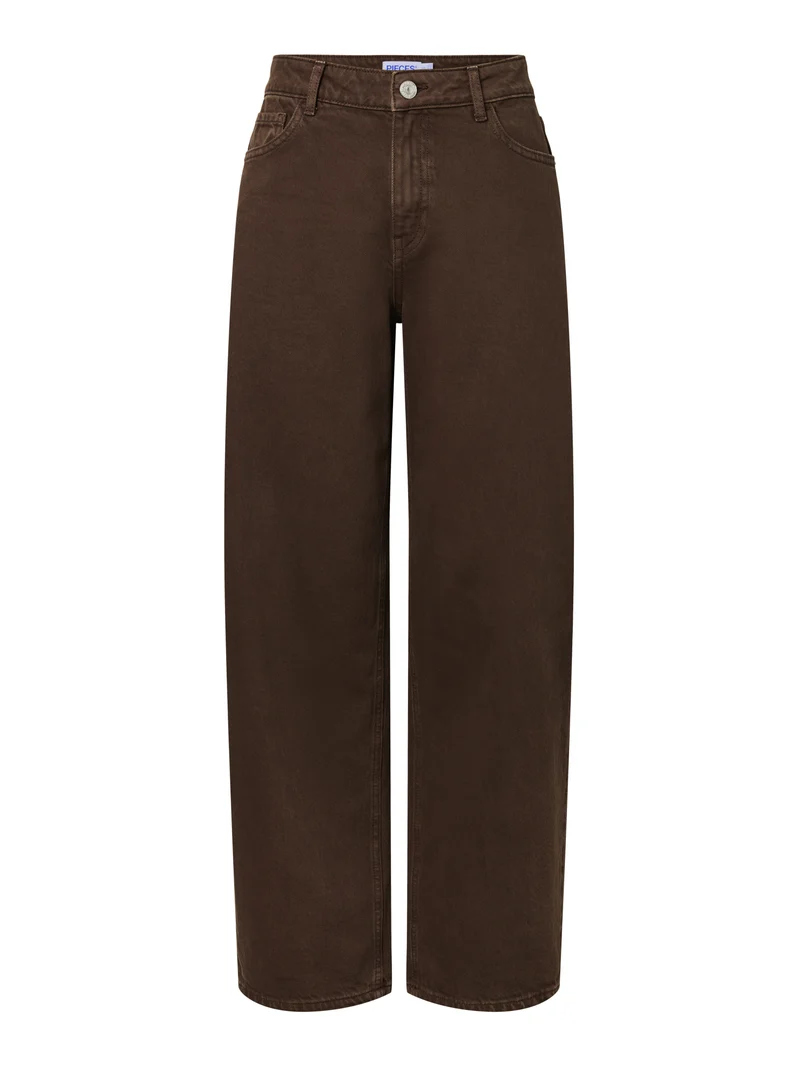 PCGRACE MW Barrel Jeans