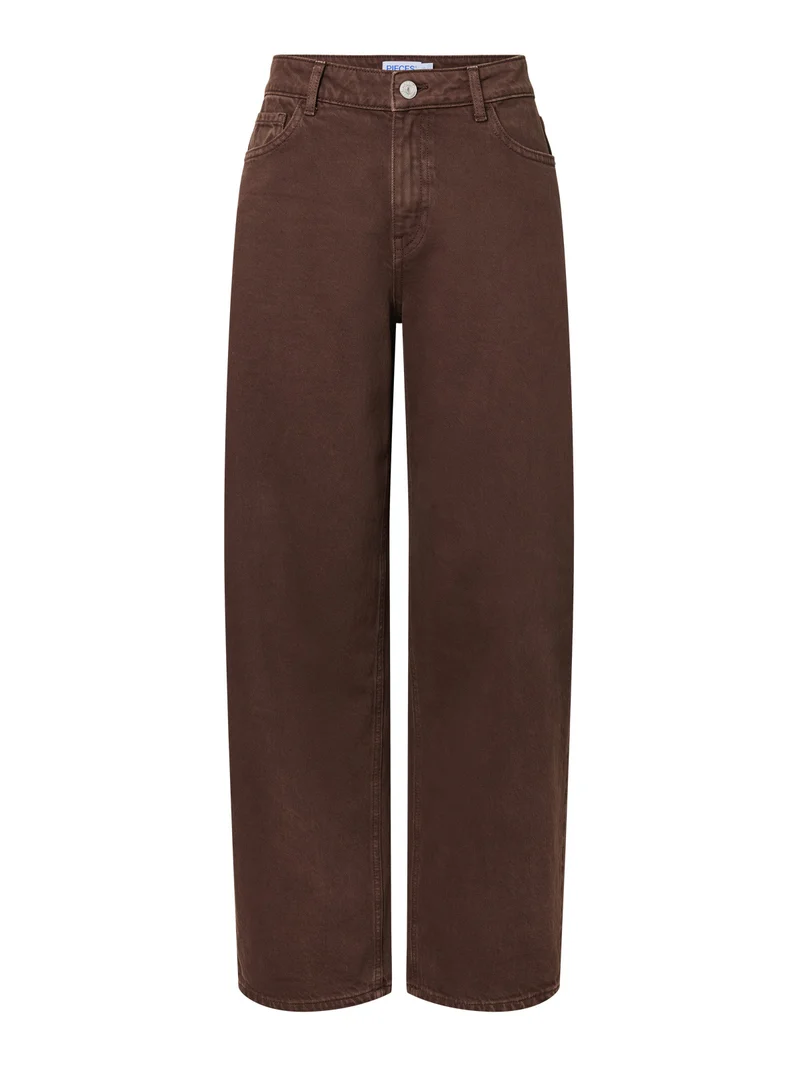 PCGRACE MW Barrel Jeans