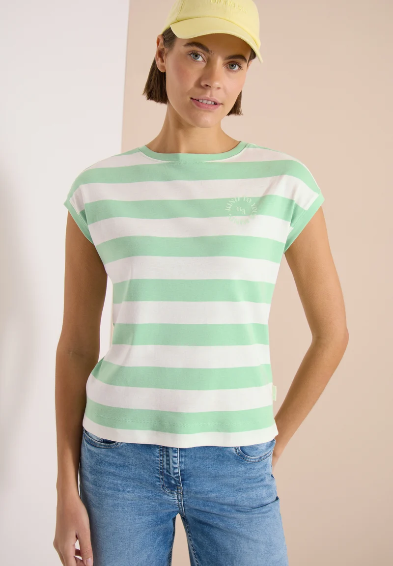 T-Shirt mit Streifen