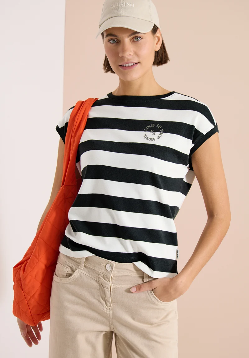 T-Shirt mit Streifen
