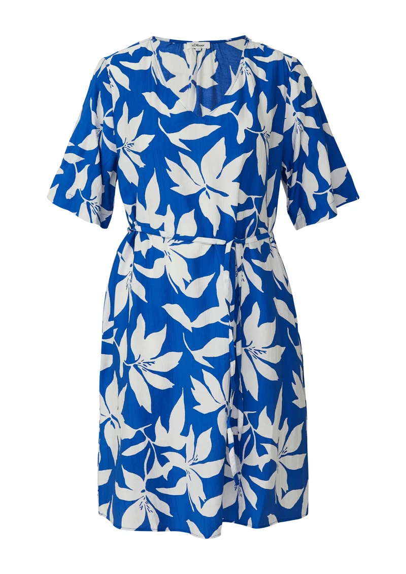 Kleid mit V-Ausschnitt