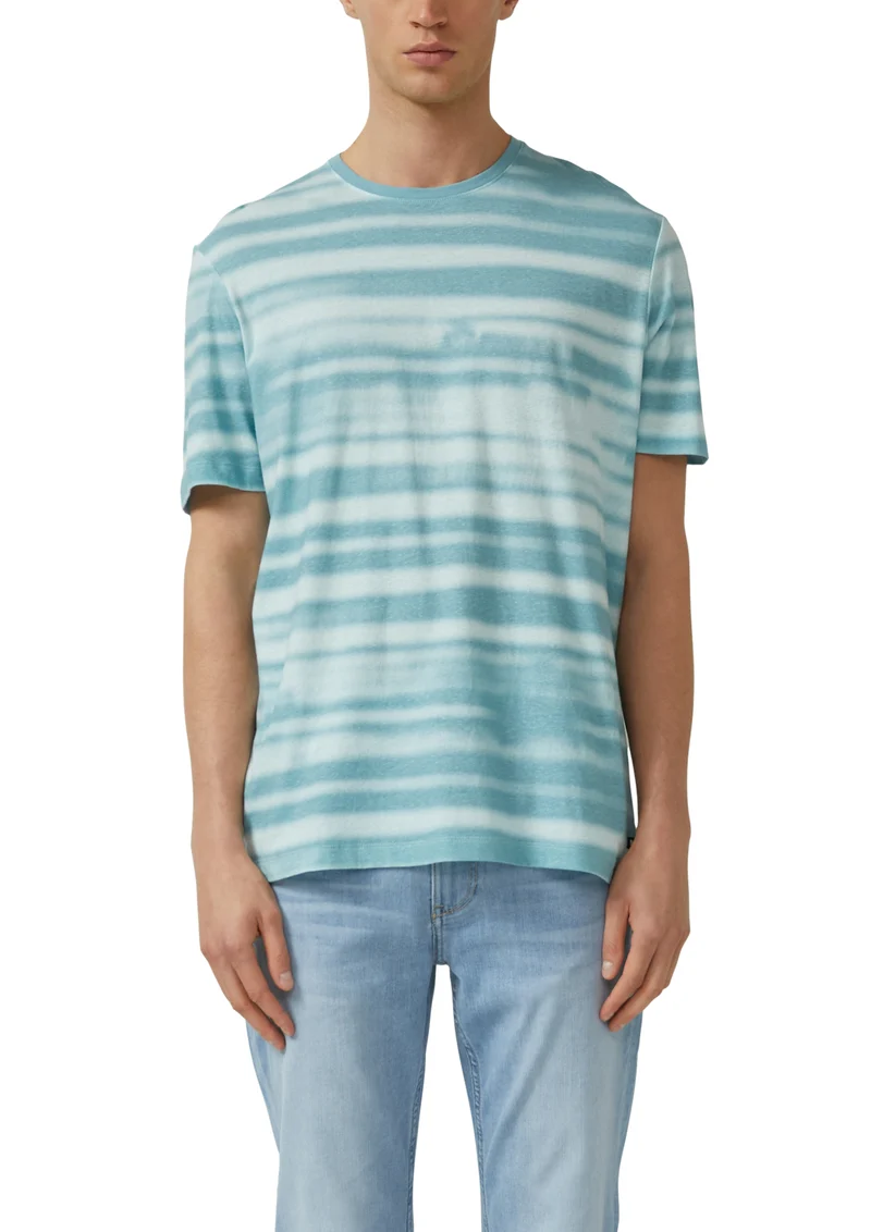 T-Shirt aus Leinenmix