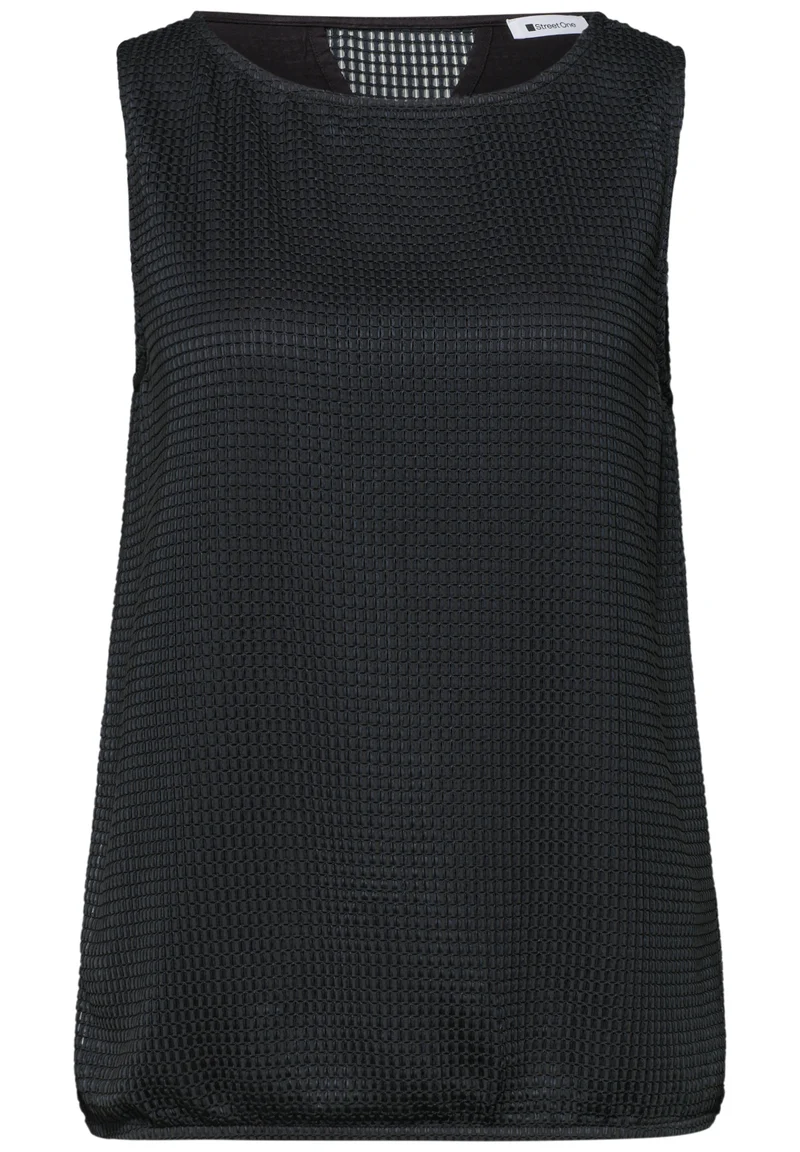 2-in-1 Mesh-Top mit U-Boot-Ausschnitt