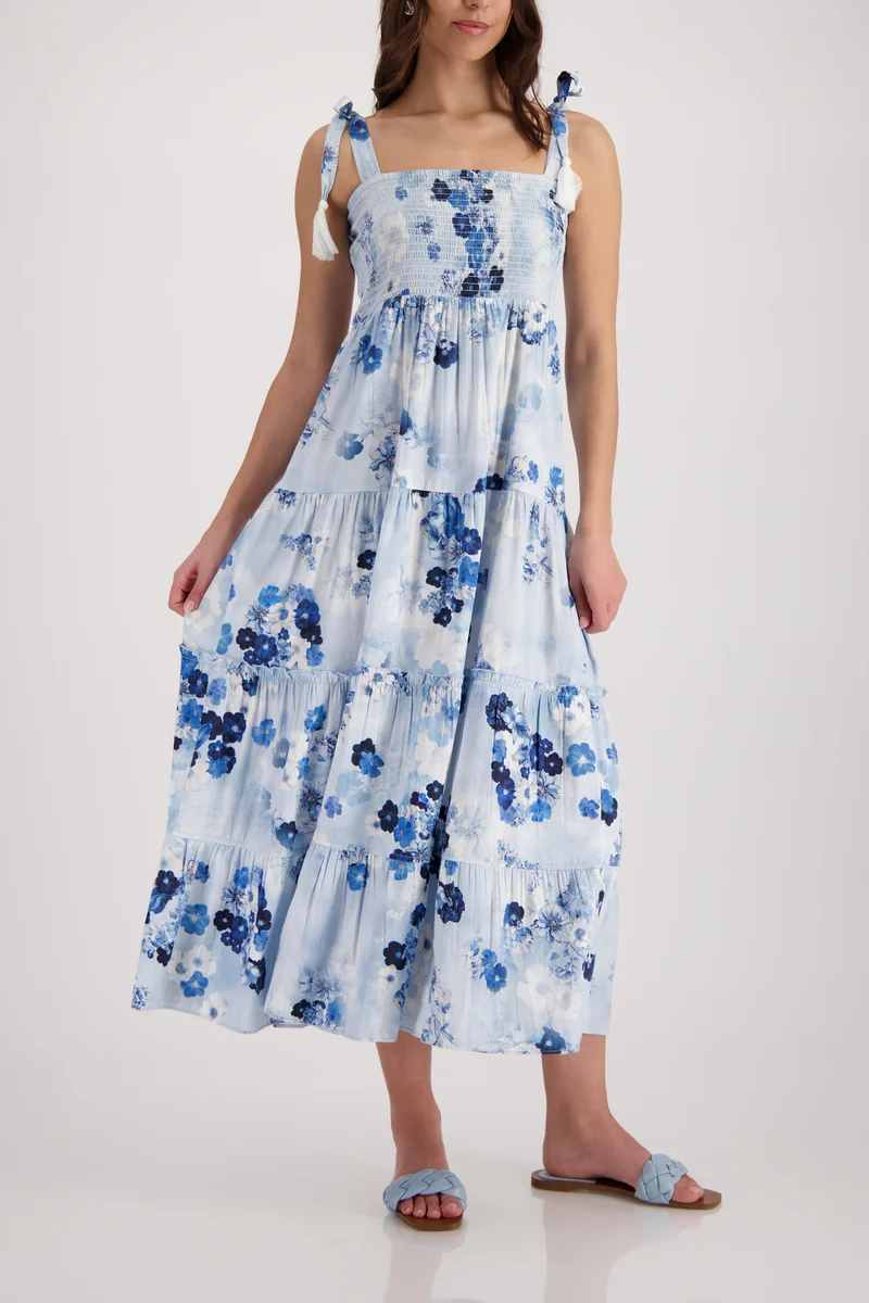 Maxi-Stufenkleid
