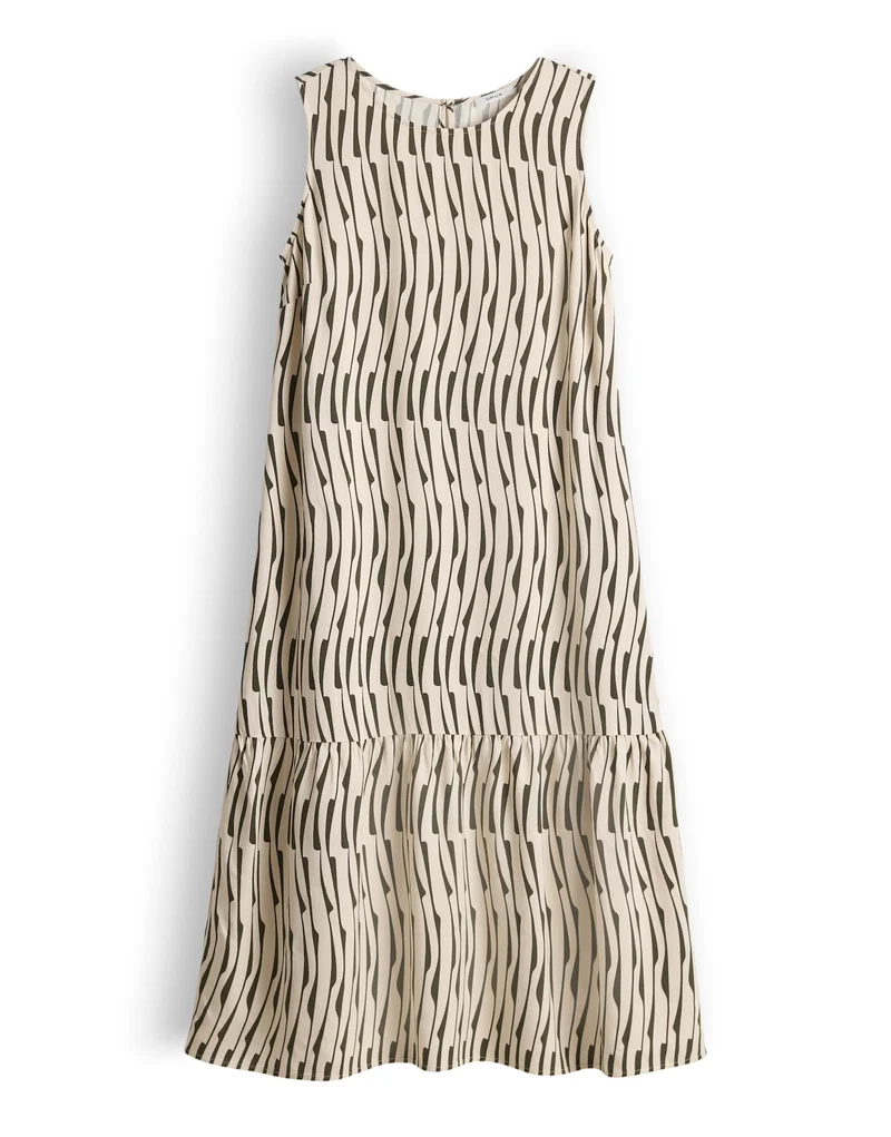 WICY BAMBOO Midikleid mit Volant