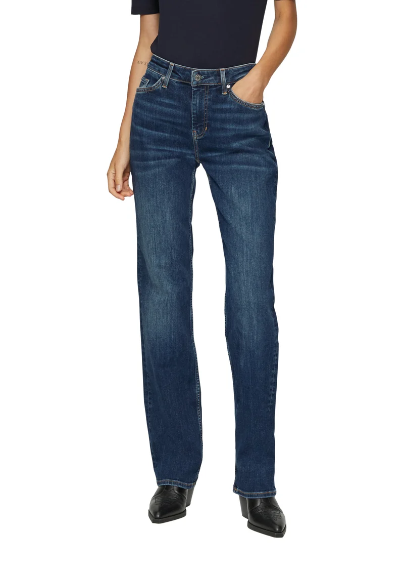 Jeans Karolin in Regular Fit, Mid Rise & Straight Leg