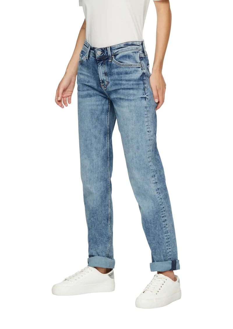 Jeans Karolin in Regular Fit, Mid Rise & Straight Leg
