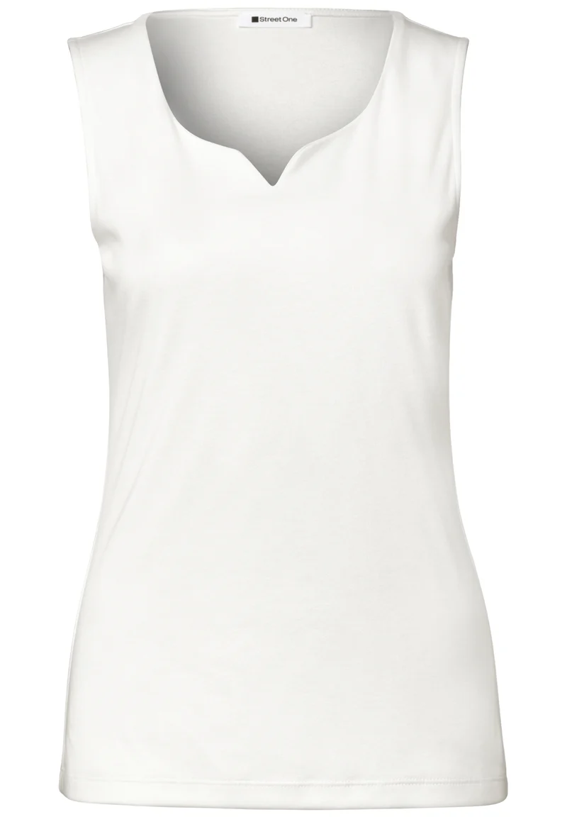 Basic Top mit Herzausschnitt
