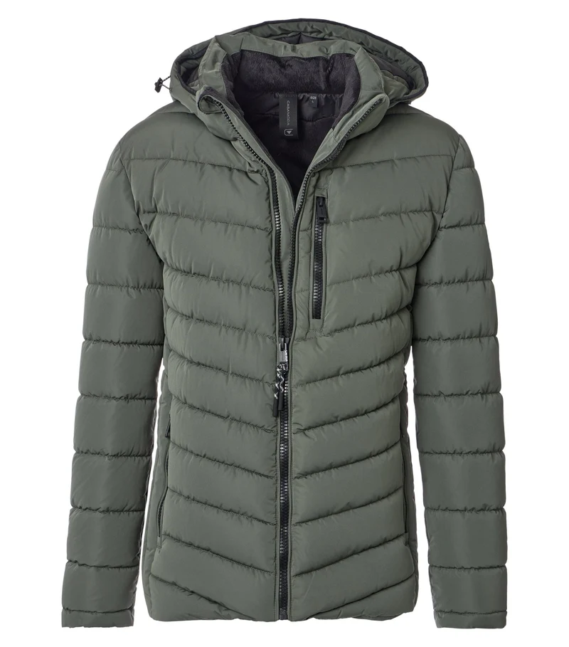 Steppjacke mit Kapuze