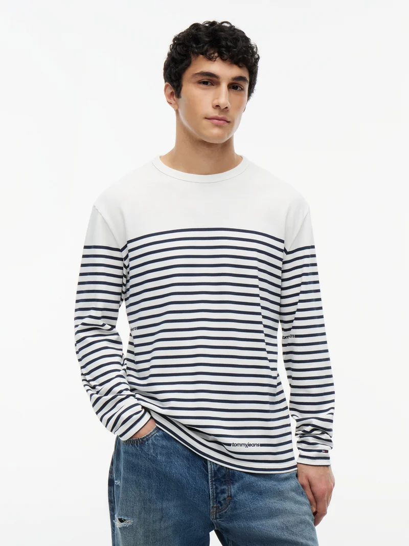 Sweatshirt gestreift