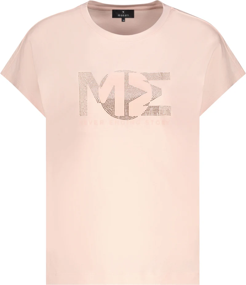T-Shirt mit Strasssteinen