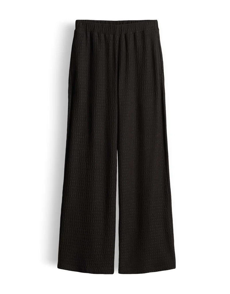 "CHARLIE WIDE TEXTURE" Wide Leg Hose